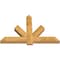 Ekena Millwork Kennewick Rough Sawn Timber Gable Bracket, Western Red Cedar, 60"W x 40"H x 4"D x 6"F, 16/12 Pitch GBW060X40X0406KEN00RWR - alternate 3